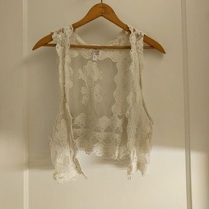 Lace vest